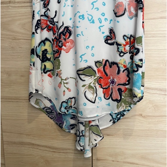 Melissa McCarthy Seven7 Floral Sleeveless Top - Picture 8 of 14